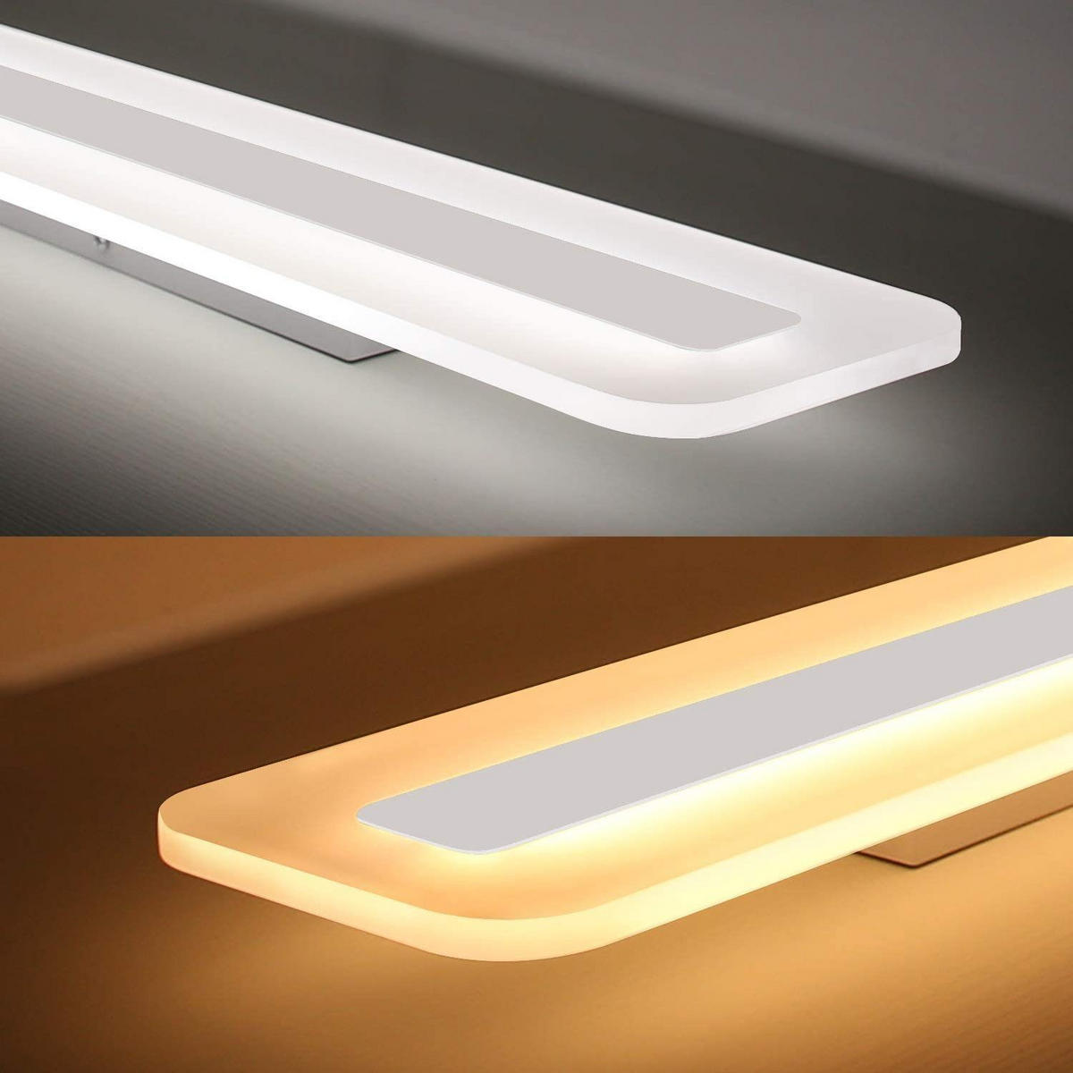LED-DECKENLEUCHTE Jaser 60/15/5 cm - Weiß, Metall (60/15/5cm) - Nettlife