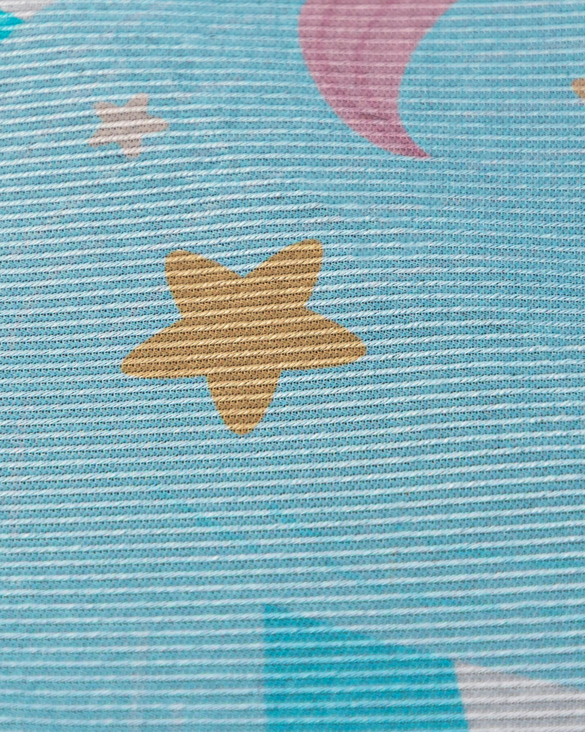 KINDERTEPPICH Bambini Dolce Mazovia Rund Ø100cm Weiß Rosa Einhorn Kurzflor - Türkis, Textil (100/100cm) - Mazovia