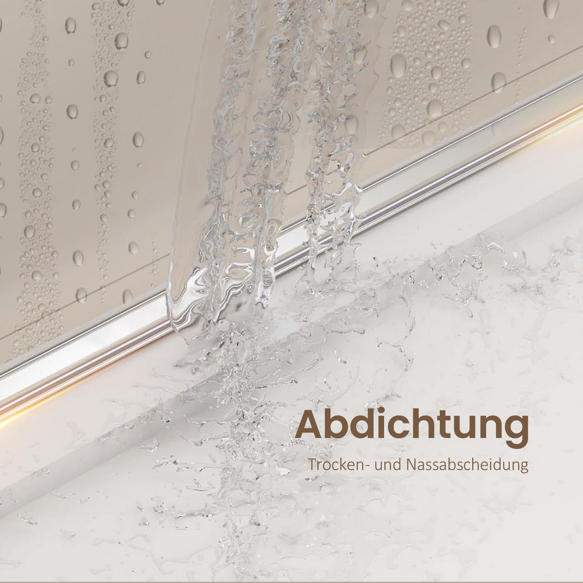 DUSCHKABINEN mit Doppel-Falttür 80/90/185 cm - Transparent, Glas (90/80/185cm) - EMKE