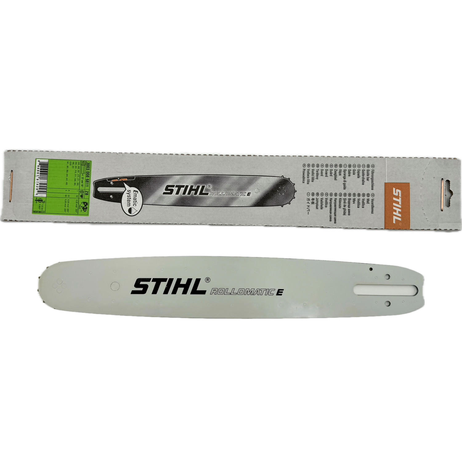FÜHRUNGSSCHIENE Rollomatic E 37cm / 15" - 0.325" - 1,6 mm, 30030086811 - Grau, Metall (50/10/1cm) - Stihl