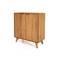 KOMMODE HOCH GREG Wildeiche - Wildeiche, Holz (90/92/40cm) - byoak