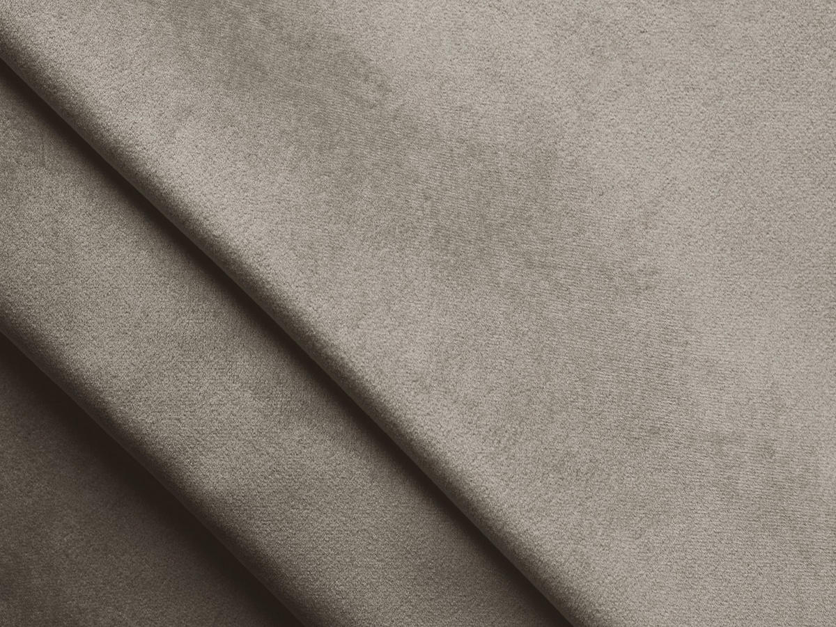 4-SITZER-SOFA Samt Stoff Grau - Taupe/Schwarz, Kunststoff/Textil (232/81/98cm) - Makamii