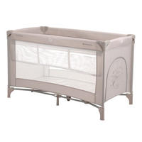 REISEBETT So Gifted braun 2 Ebenen Matratze, Tragetasche, Öffnung - Braun, Kunststoff (65/125cm) - Kikka boo