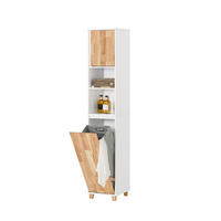 HOCHSCHRANK Weiß - Weiß, Holz/Holzwerkstoff (31/170/32cm) - SoBuy