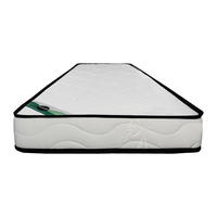 STANDARDMATRATZE - 1 Person - stoff - weiß Kanani - Weiß, Textil (90/190cm) - Vente-Unique
