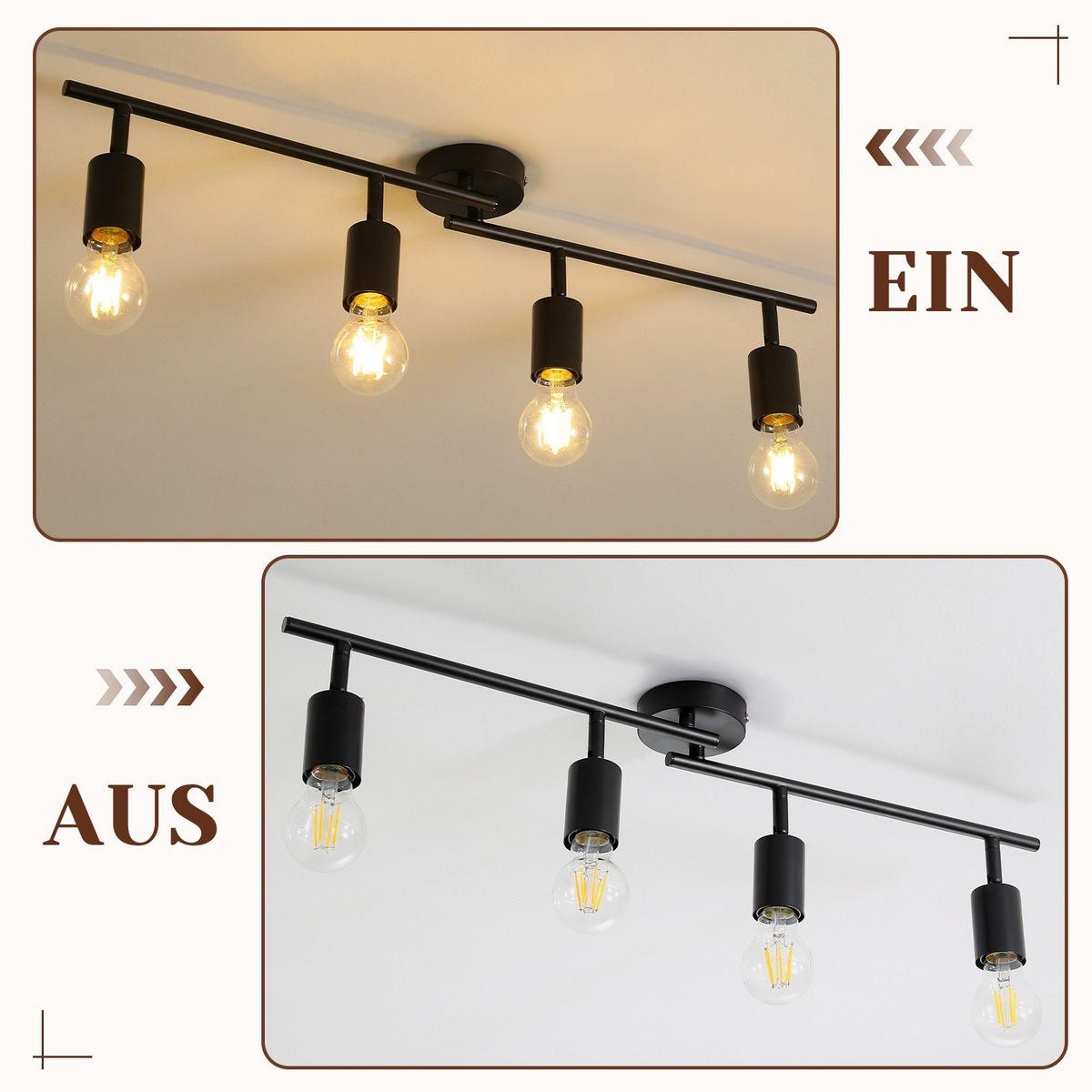 STRAHLER Laser 75/9/16 cm - Schwarz, Metall (75/9/16cm) - Nettlife