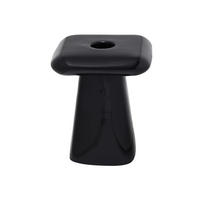 KERZENHALTER Roca Schwarz 9/9/11.5 cm - Schwarz, Metall (9/11.5/9cm) - Present Time