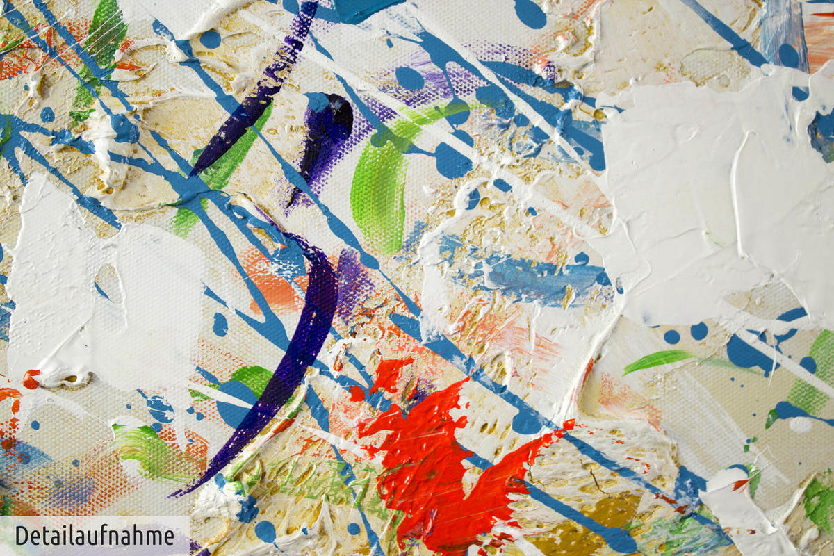 ACRYLBILD HANDGEMALT 120/80 cm - Beige/Multicolor, Holz/Textil (120/80cm) - KUNSTLOFT