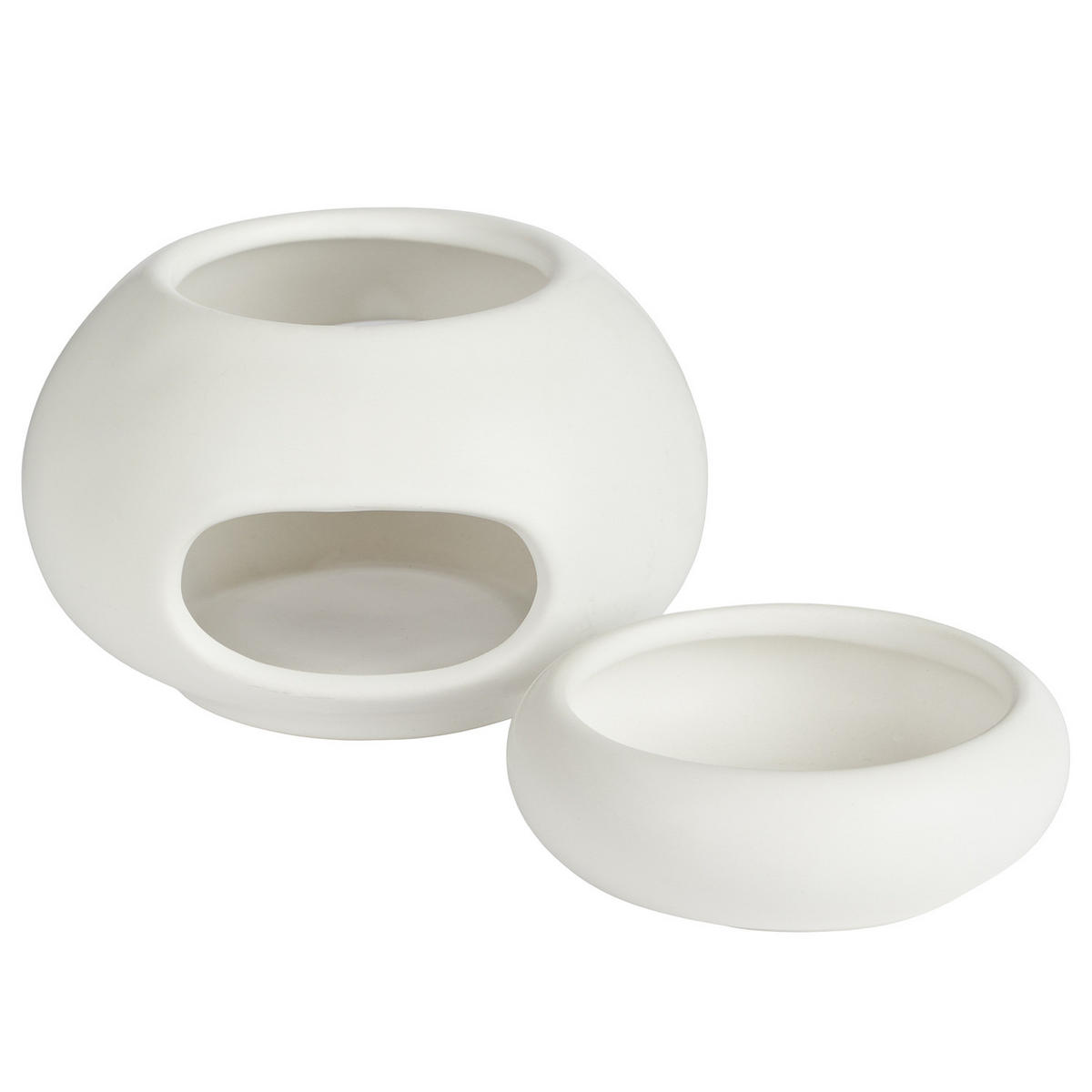 AROMALAMPE Ambiance - Weiß, Keramik (12/11/12cm) - Butlers