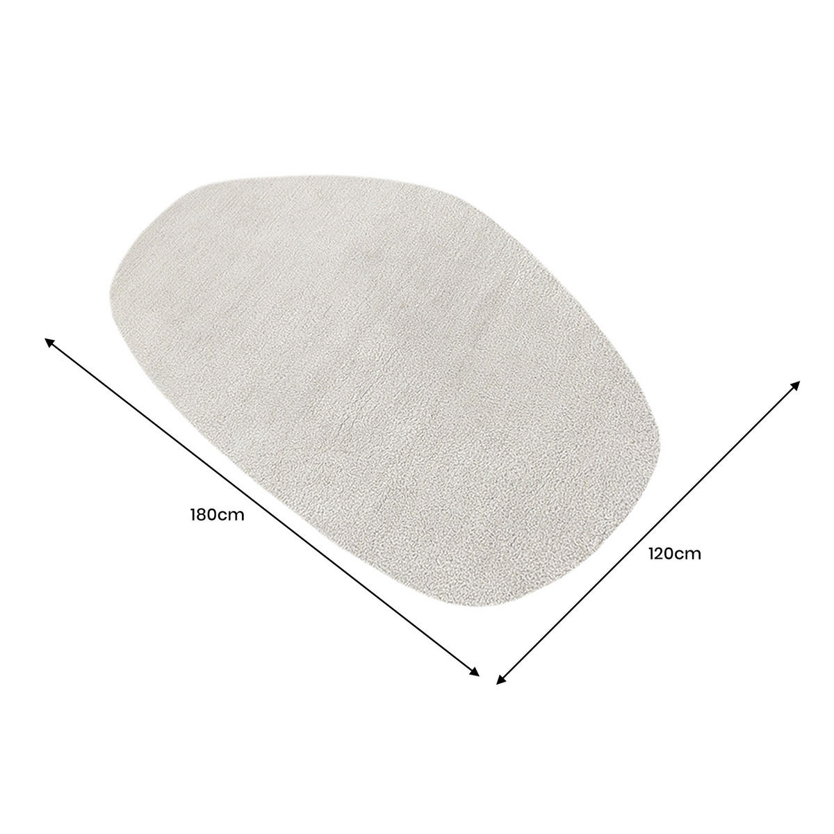 INDOOR-TEPPICH ORGANIC Baumwolle Taupe 180 cm - Taupe, Textil (180/120cm) - riess-ambiente