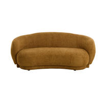 BANK Uvita Gelb 191/93/73 cm - Gelb, Holz (93/73/191cm) - Light & Living
