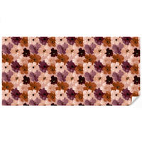 TAPETE - Blumen - Abstrakt - Erdtöne - 450x220 cm - Multicolor, Papier (450/220cm) - OnlyWow