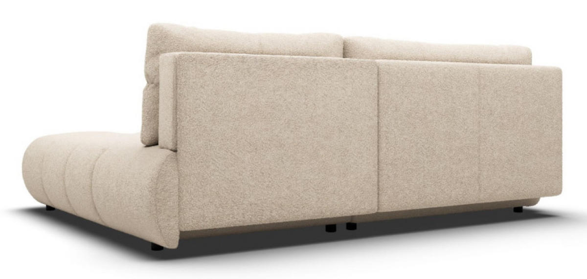 ECKSOFA Beige MILA Ausziehbar Rechts - Beige, Textil (177/230cm) - Sepro Meble