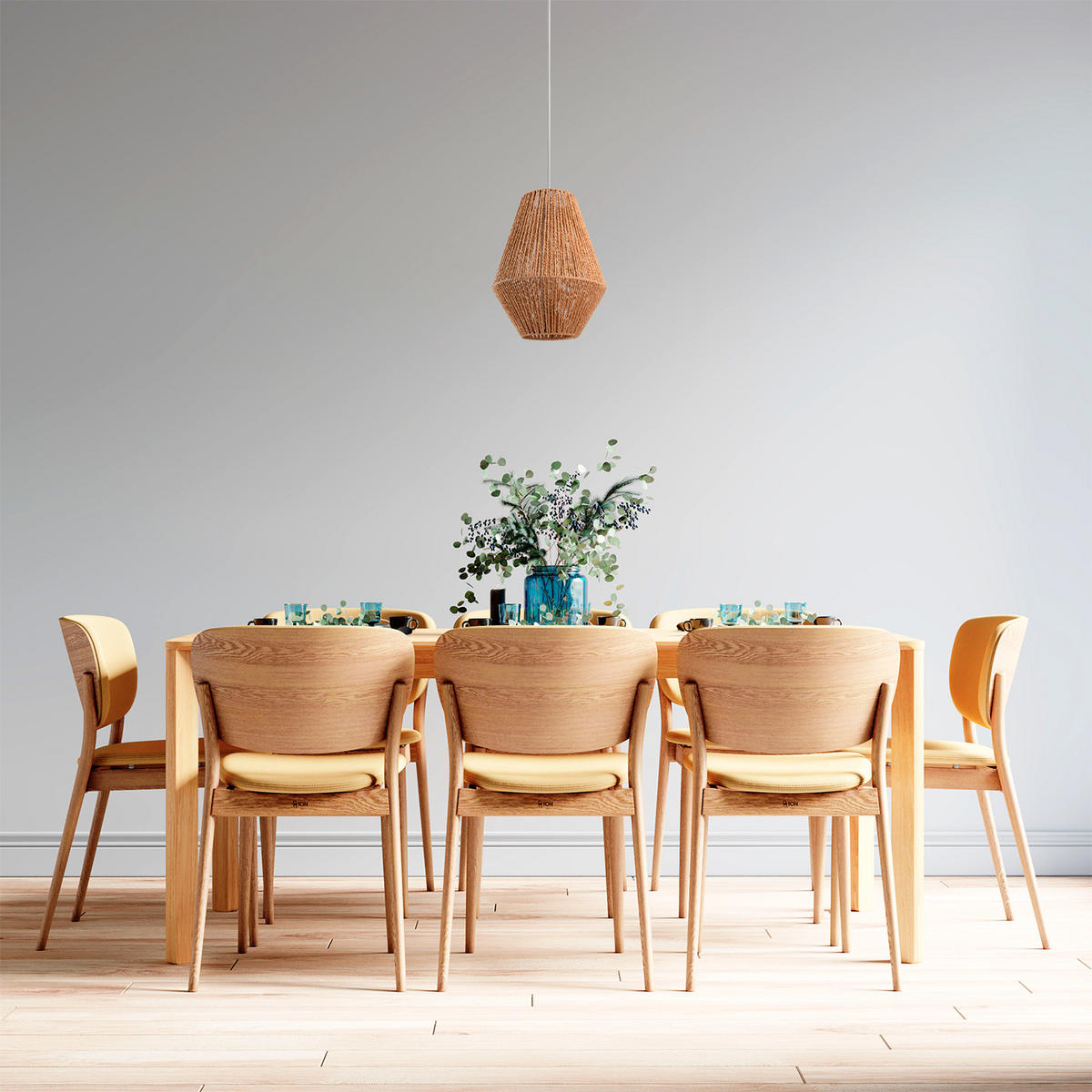 PENDELLEUCHTE Hugo Pd1 Pablo - Weiß, Metall (30/30/37cm) - Paco Home