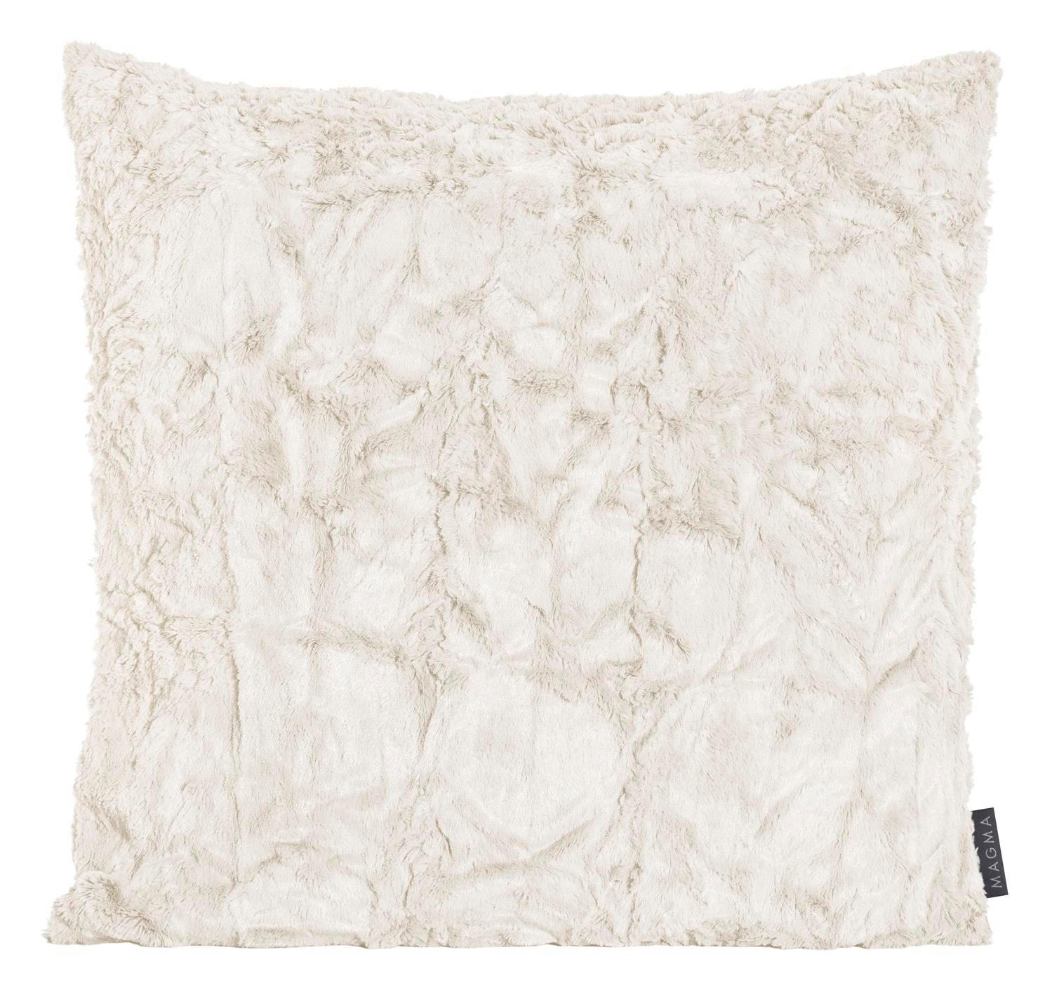 KISSENHÜLLE Into the Wild Yak - Braun/Weiß, Textil (45/45cm) - Magma Heimtexx