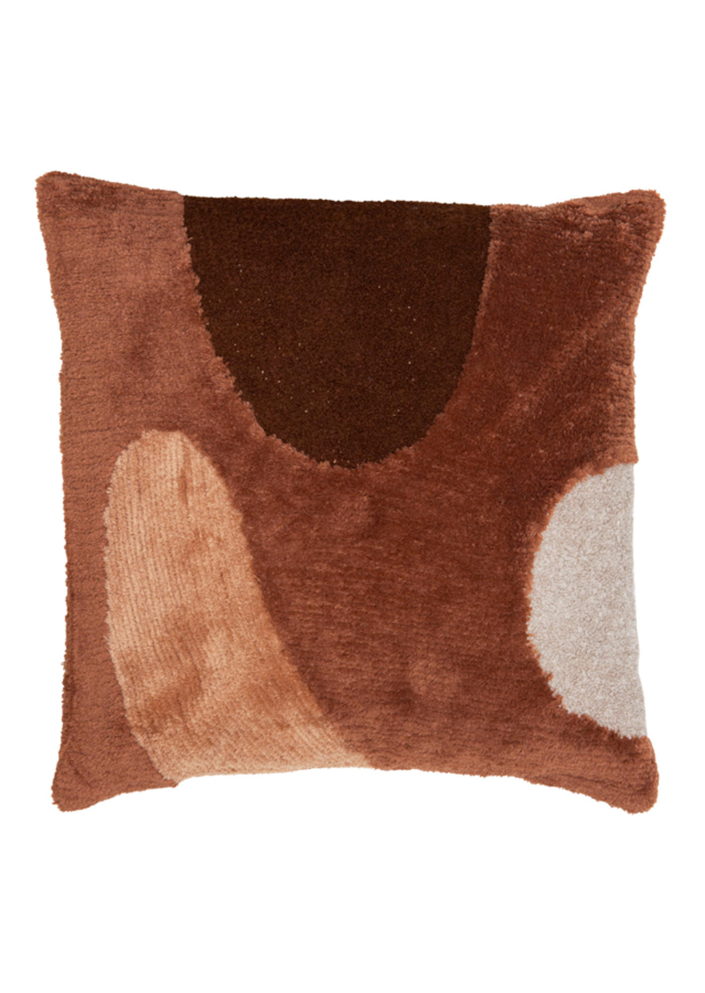 DEKOKISSEN Canazei Orange 45/45/10 cm - Orange, Textil (45/45cm) - Light & Living