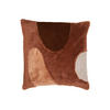DEKOKISSEN Canazei Orange 45/45/10 cm - Orange, Textil (45/45cm) - Light & Living