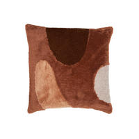 DEKOKISSEN Canazei Orange 45/45/10 cm - Orange, Textil (45/45cm) - Light & Living