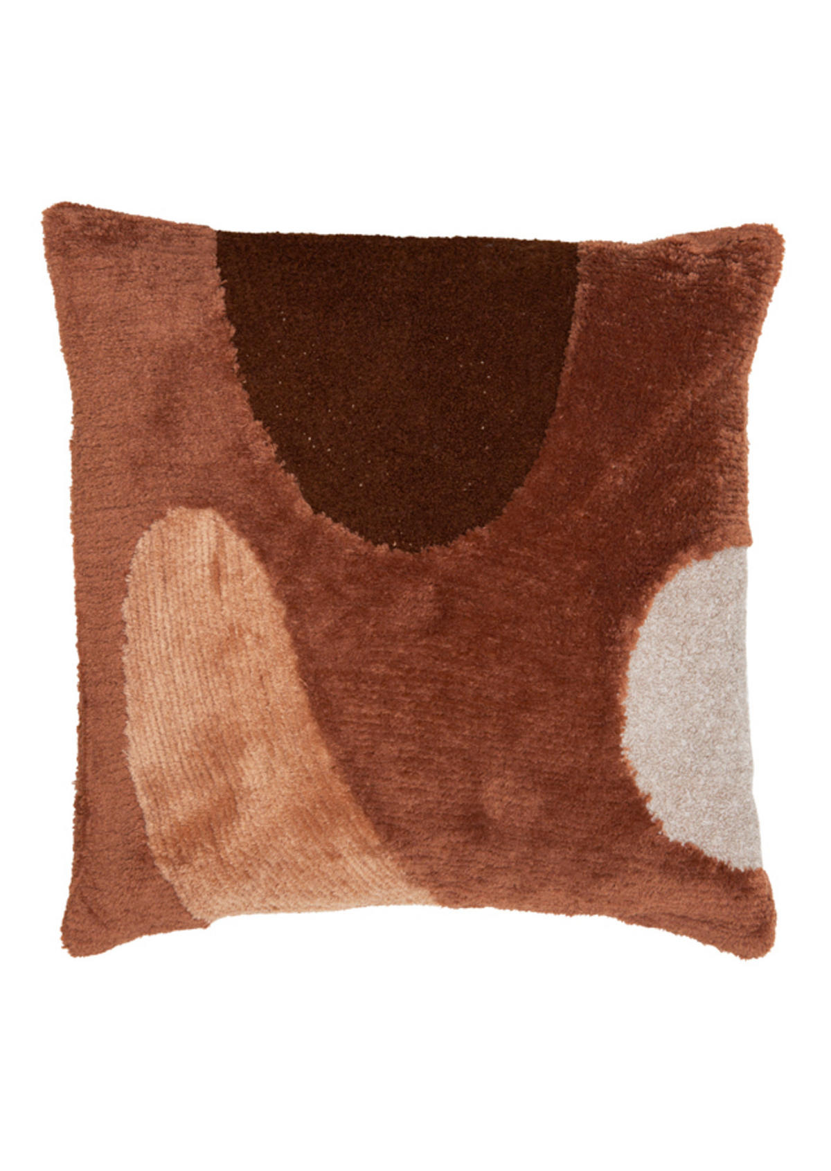 DEKOKISSEN Canazei Orange 45/45/10 cm - Orange, Textil (45/45cm) - Light & Living