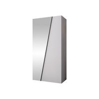 DREHTÜRENSCHRANK Zen 1L 100 cm - Schwarz/Weiß, Holzwerkstoff/Kunststoff (100/202/50cm) - MIRJAN24