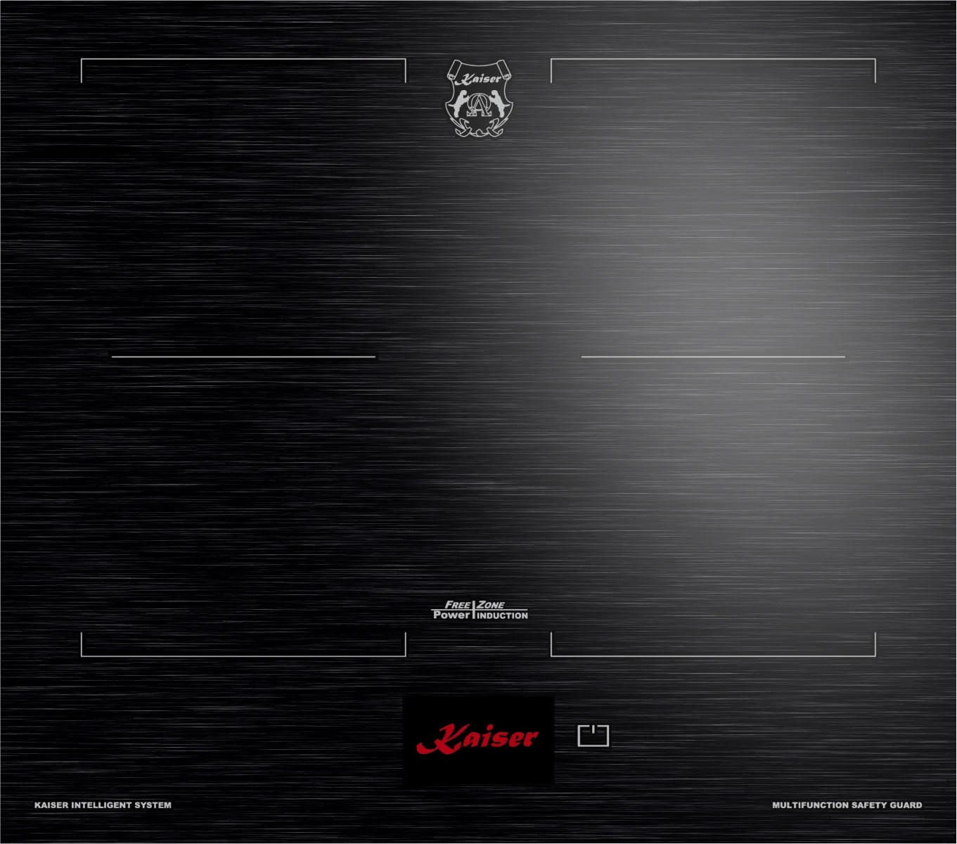 INDUKTIONSKOCHFELD - Schwarz, Keramik (59/5.5/52cm) - Kaiser Küchengeräte