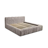 POLSTERBETT Hailey In Tender Way - Beige, Holzwerkstoff/Textil (160/200cm) - Fun Möbel