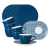 KAFFEESERVICE Life Fashion Classic Blue 18er Set - Blau, Keramik (1/1/1cm) - Seltmann Weiden