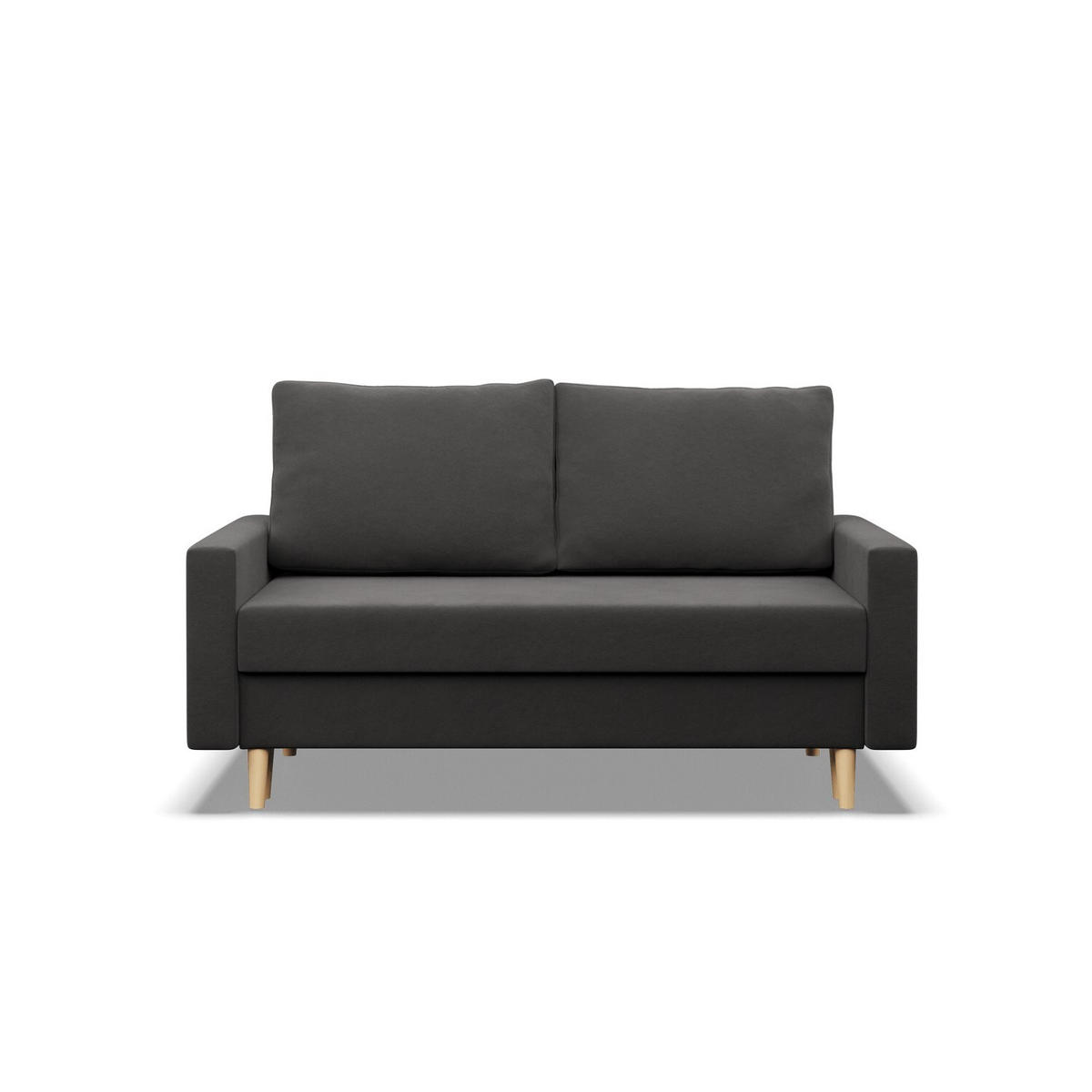 SOFA Blank grau 152/88/92 - Grau, Textil (152/88/92cm) - SIMKAM Furniture