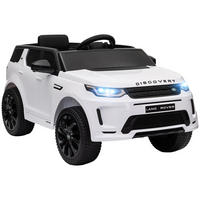 KINDER Elektroauto, Weiß, Kunststoff, Metall, 106cm x 65,5cm x 51cm - Weiß, Kunststoff (106/65.5/51cm) - AIYAPLAY