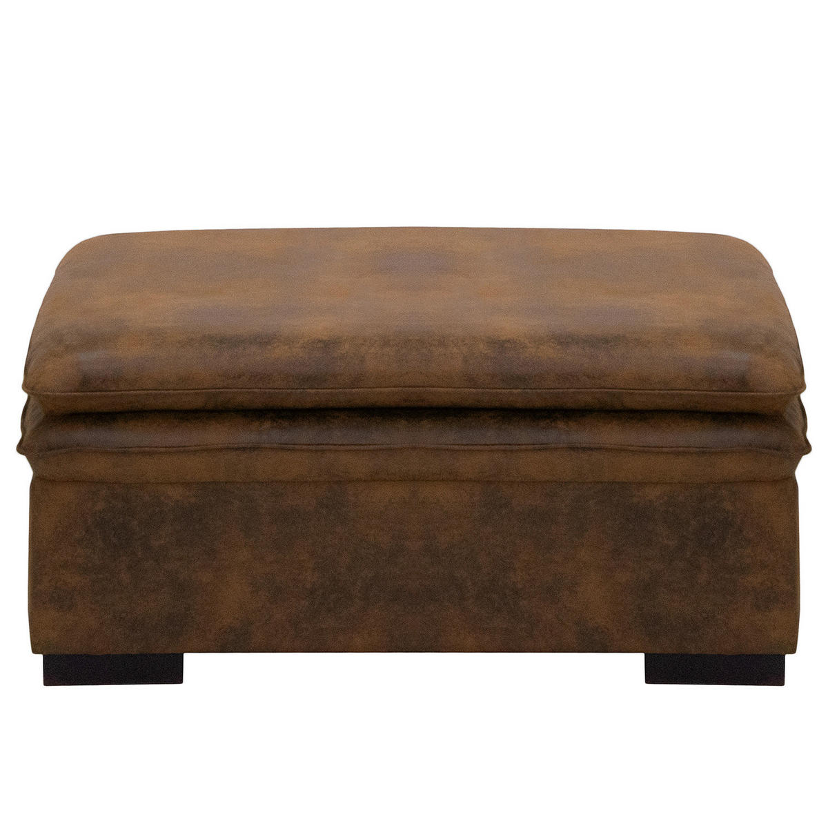 POLSTERHOCKER - Braun, Buchenholz/Textil (105/45/90cm) - home24