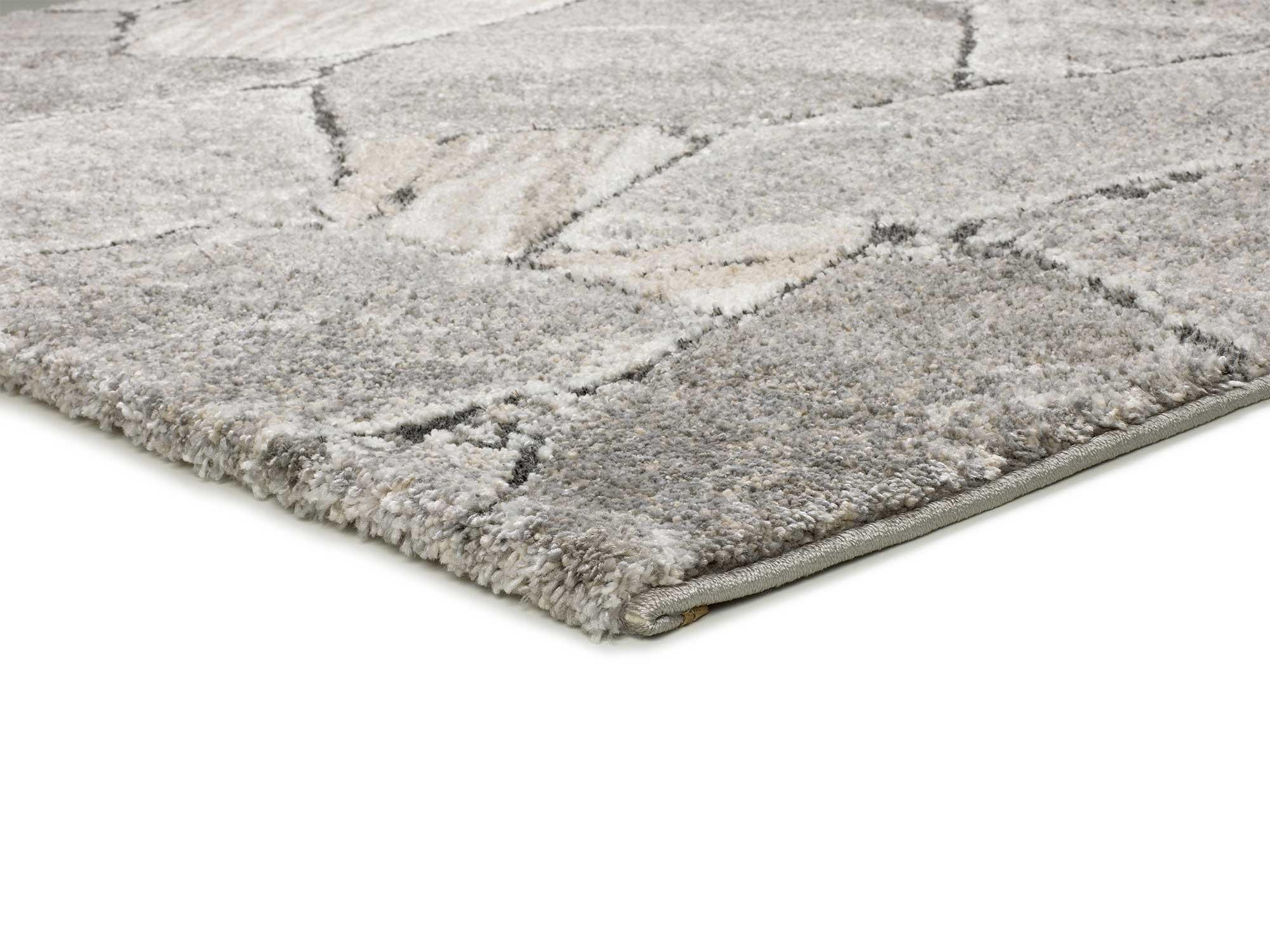HOCHFLORTEPPICH grau Kivet 140/200 cm - Grau, Naturmaterialien/Textil (140/200cm) - Atticgo