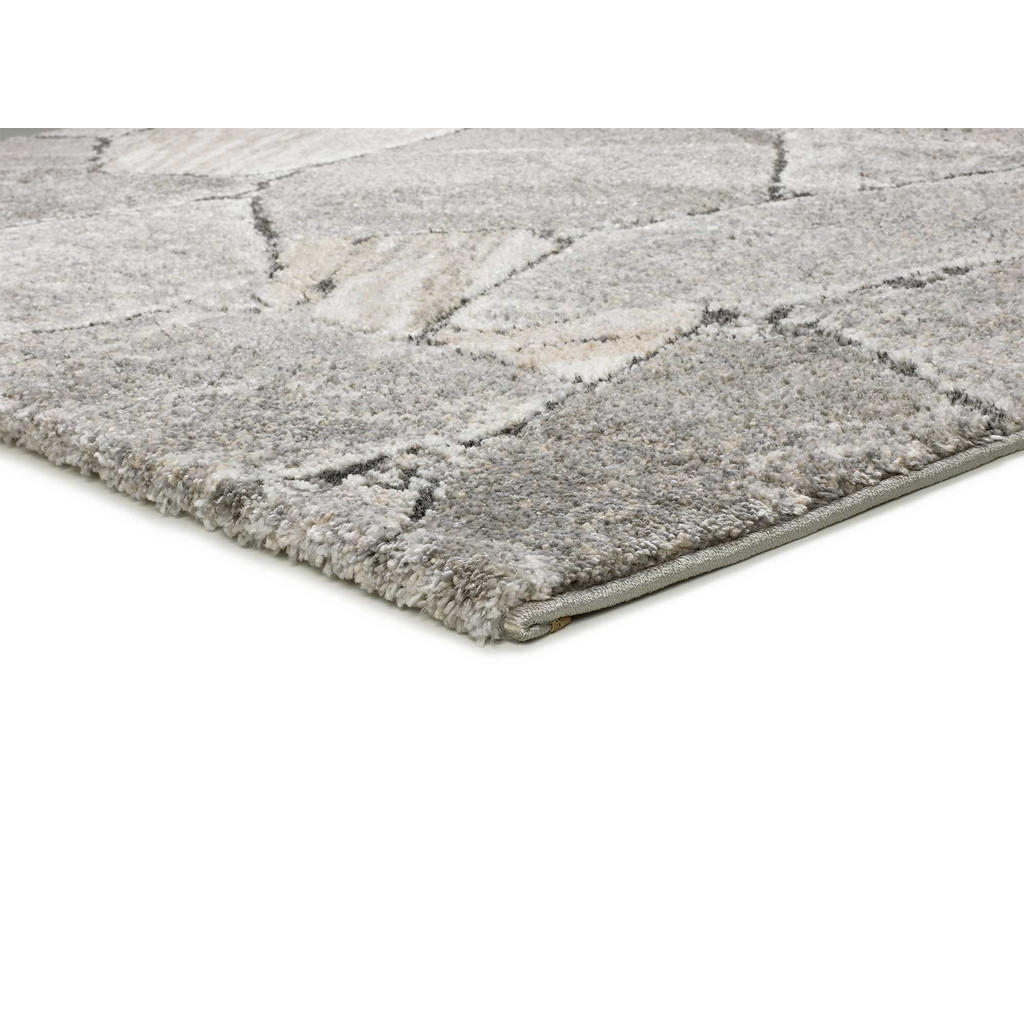 Thumbnail - Atticgo Hochflorteppich, Grau, Textil, Marmor Optik, Rechteckig, 140x200 cm, Oeko-Tex® Standard 100, für Fußbodenheizung...