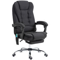 BÜROSTUHL Schwarz Stoff in Samt-Leinen-Optik(100% Polyester), Schaumstoff 65xx70x119 xm - Schwarz, Kunststoff (70/119/65cm) - DESIGN IN