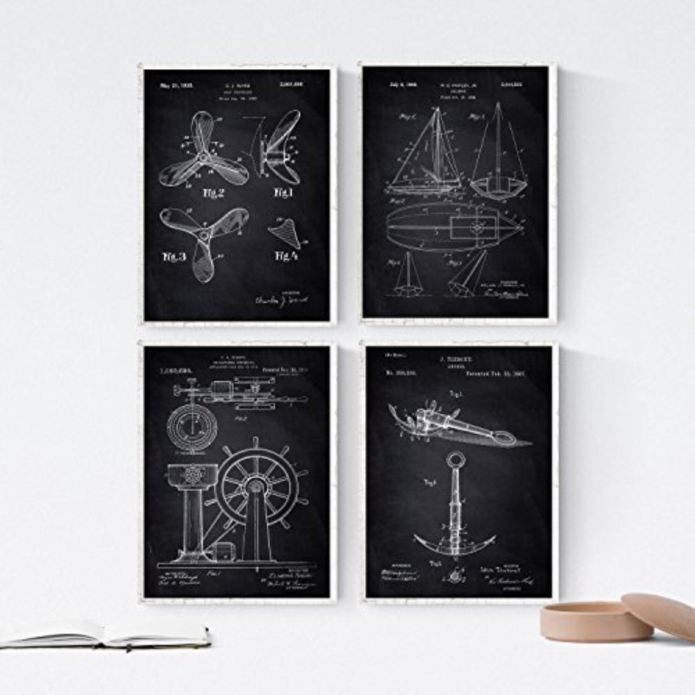 Nacnic Poster Schwarz 29.7x3 cm