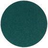 KUNSTRASEN RASENTEPPICH MIT NOPPEN KINGSTON RUND - Petrol, Textil (100/100cm) - Snapstyle