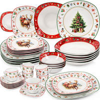 KOMBISERVICE BILGOLA CHRISTMAS DESIGN - 36 teilig aus Porzellan - Weiß, Keramik (50/30/70cm) - Sänger