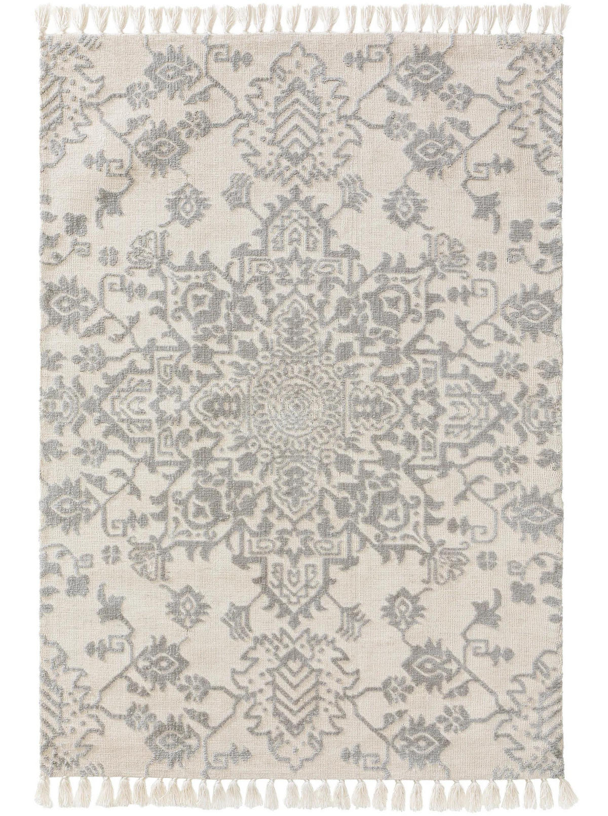 TEPPICH Elias Grau 200x300 cm - Grau, Textil (200/300cm) - benuta Nest