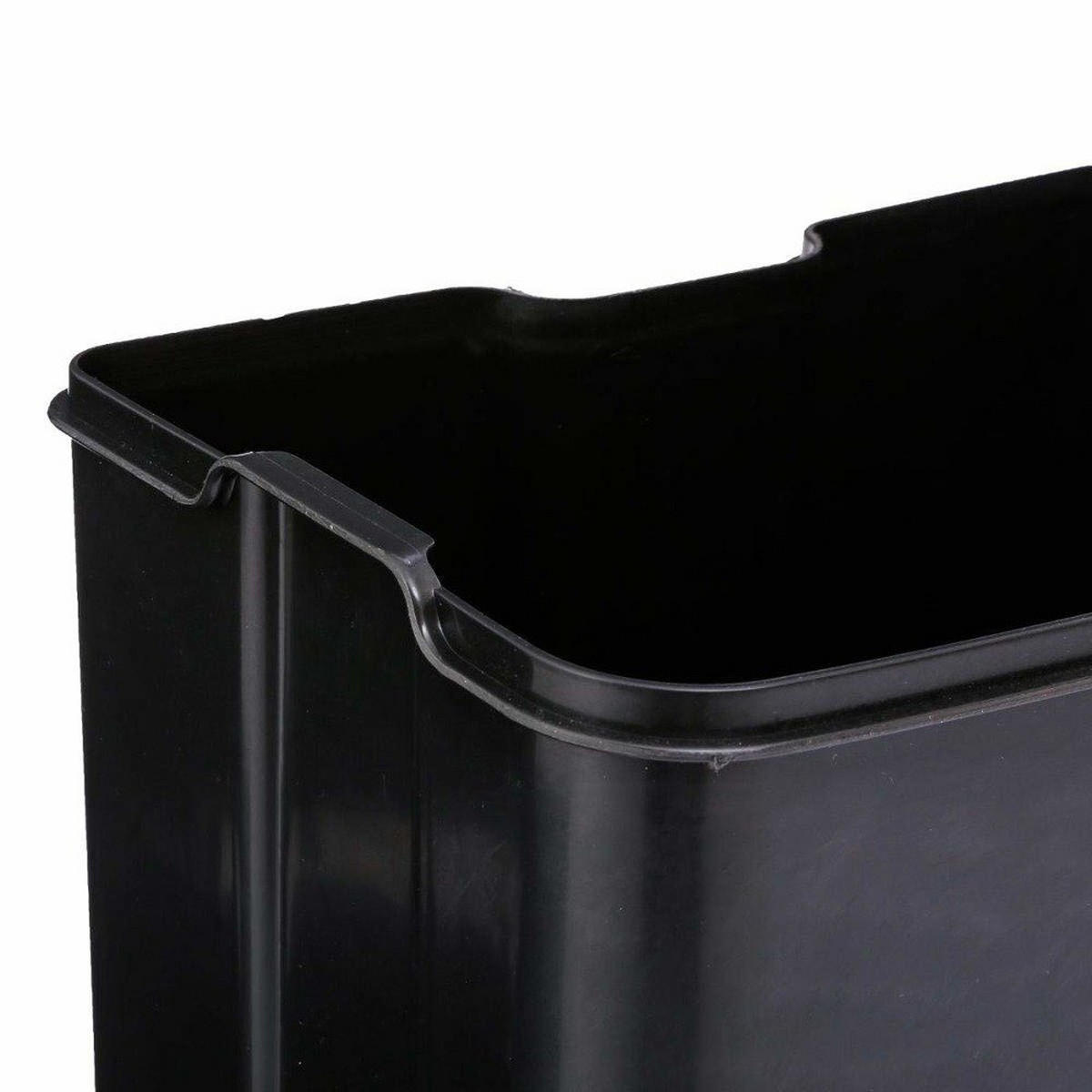 MÜLLEIMER mit Deckel 30 l 32/34/61 cm - Weiß, Kunststoff (34/61/32cm) - 5five Simply Smart