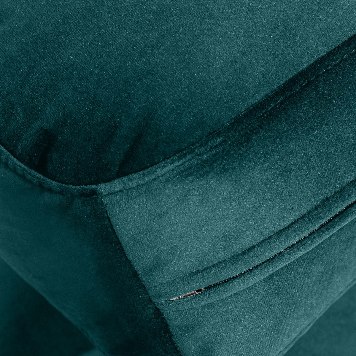 5-SITZER ECKSOFA ZUCCO Velour links, Mint - Mintgrün, Textil (430/84/105cm) - KONSIMO®