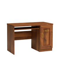 SCHREIBTISCH UDINE 118x60x78 cm Bürotisch Computertisch, Braun - Braun, Holzwerkstoff (60/118/78cm) - MASSENO