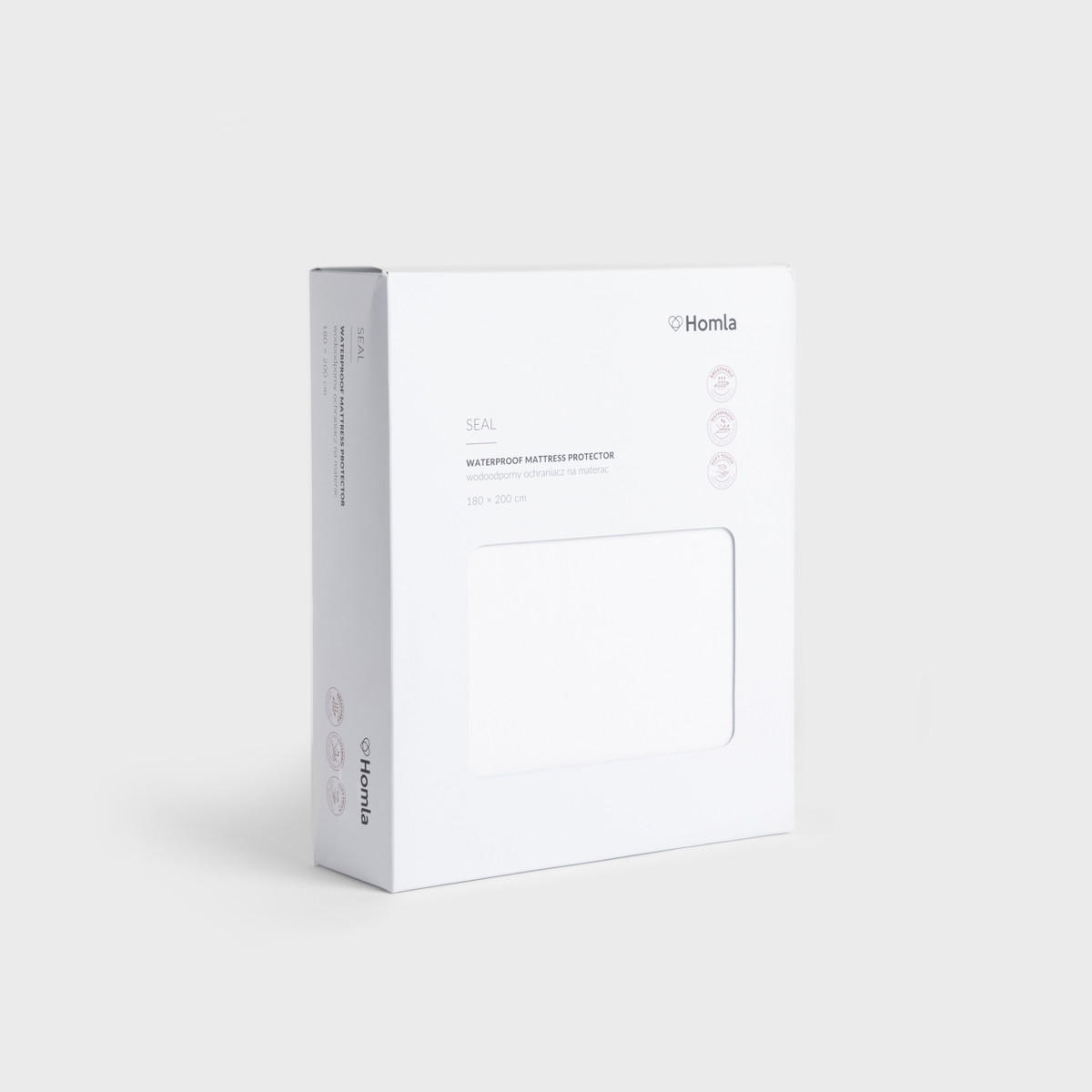 MATRATZENSCHONER Seal 180/200 cm - Beige, Textil - Homla