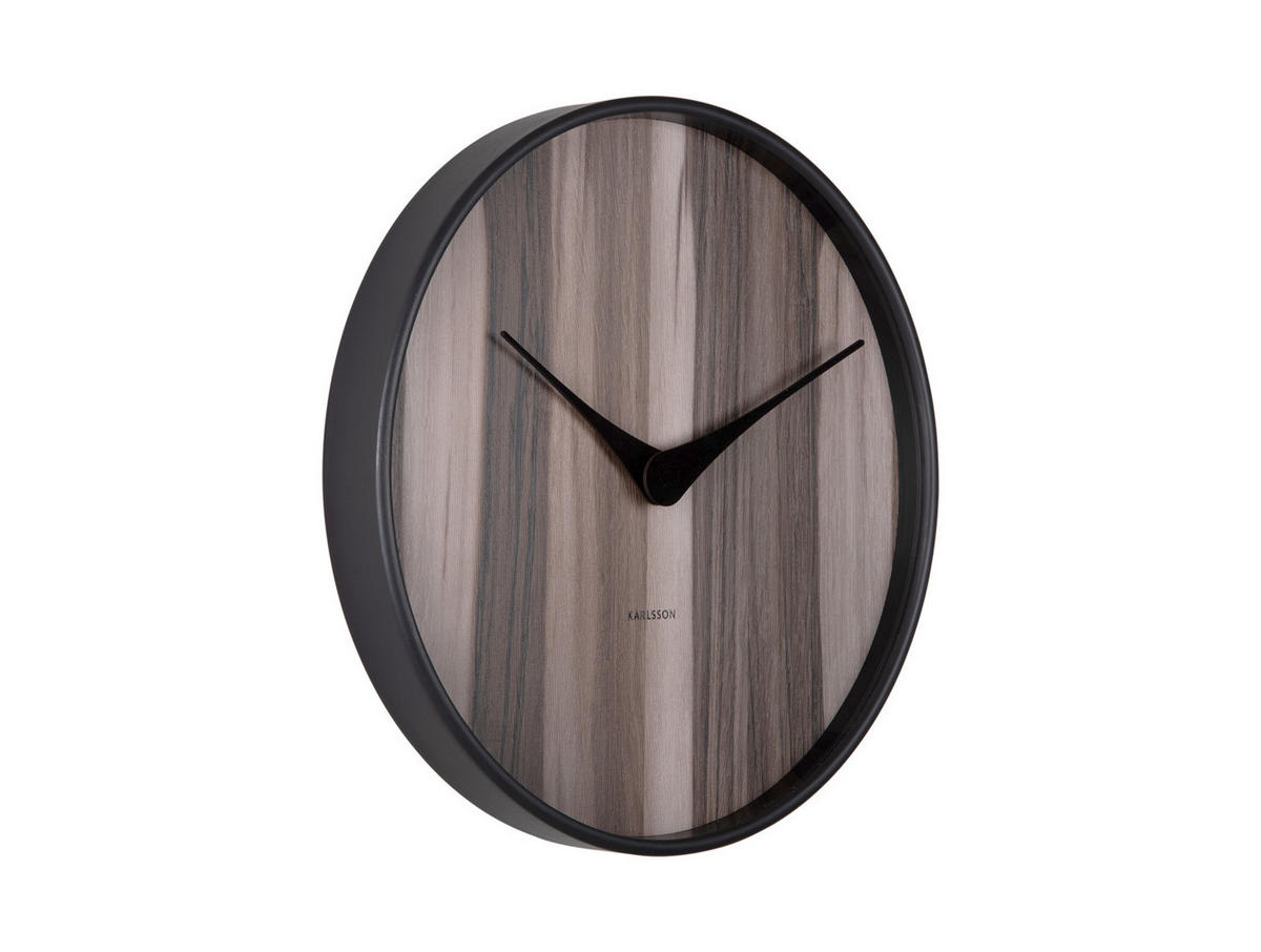 WANDUHR Wood Melange Ø40 cm - Braun, Holz (40/40/4.5cm) - Karlsson