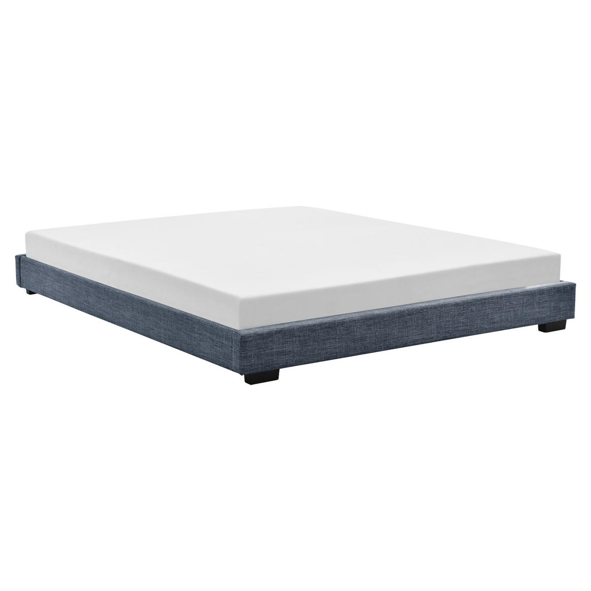 POLSTERBETT Masari - Dunkelgrau, Textil (140/200cm) - Corium