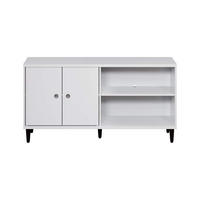 TV TISCH weiß - Weiß, Holzwerkstoff (136/70/36cm) - ebuy24