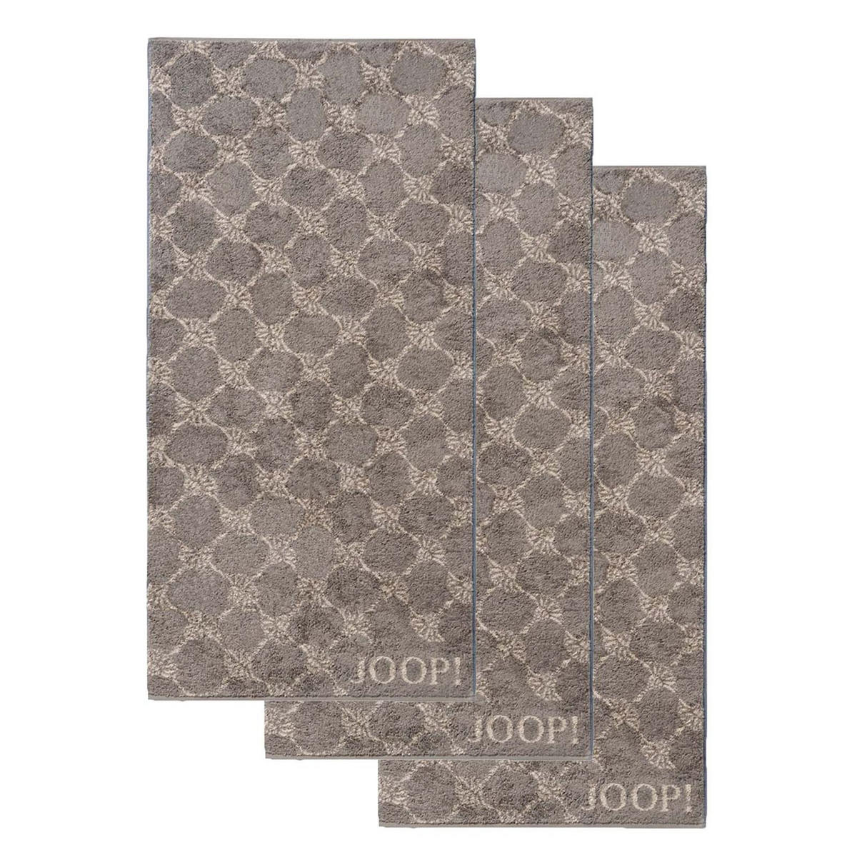 HANDTUCH Unisex Classic / Infinity Braun 3er Pack Baumwolle - Braun, Textil (100/50cm) - Joop!
