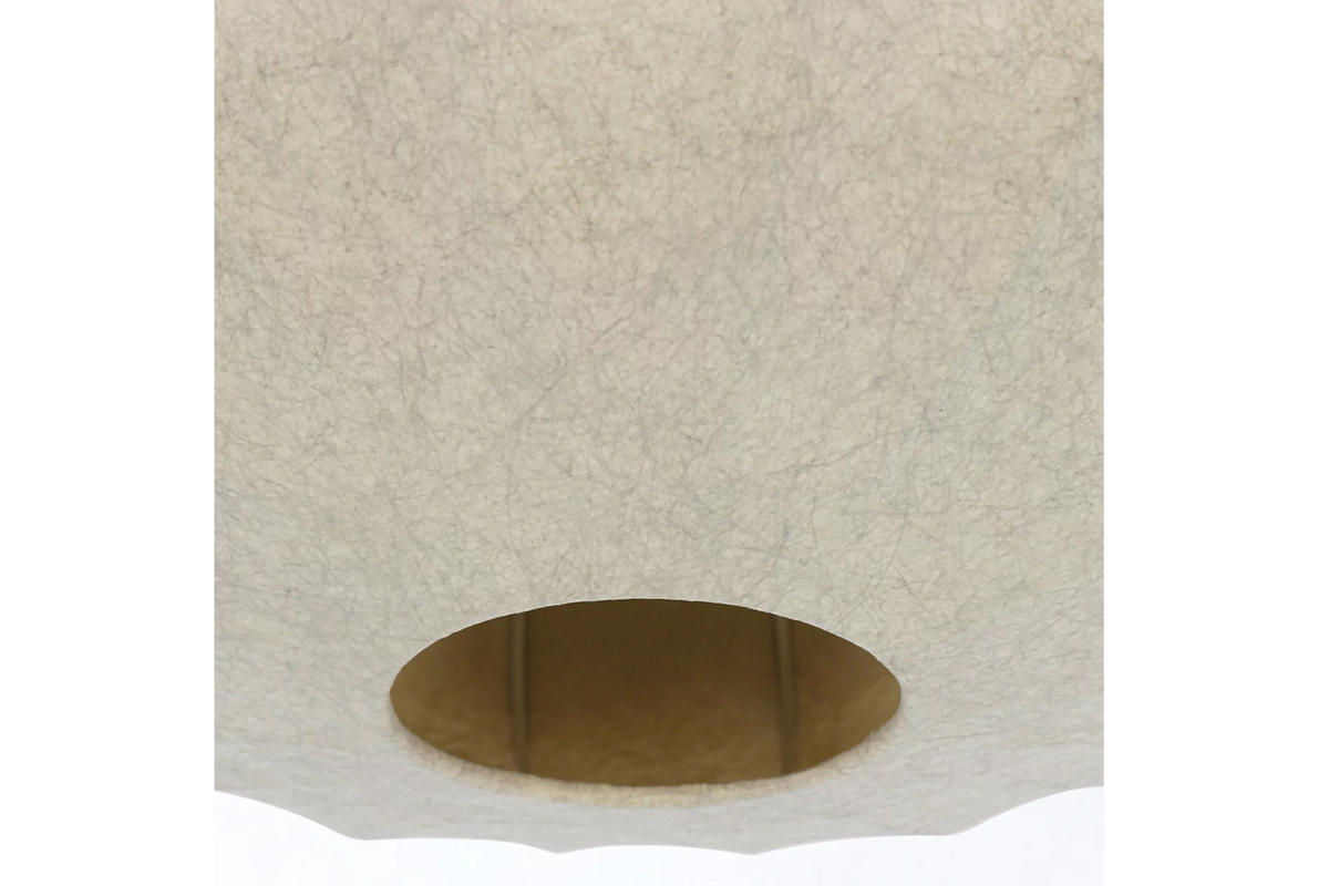 DECKENLEUCHTE FAY Ø50x22 cm, Braun, Kunststoff - Braun, Kunststoff (55/55/22cm) - Light & Living