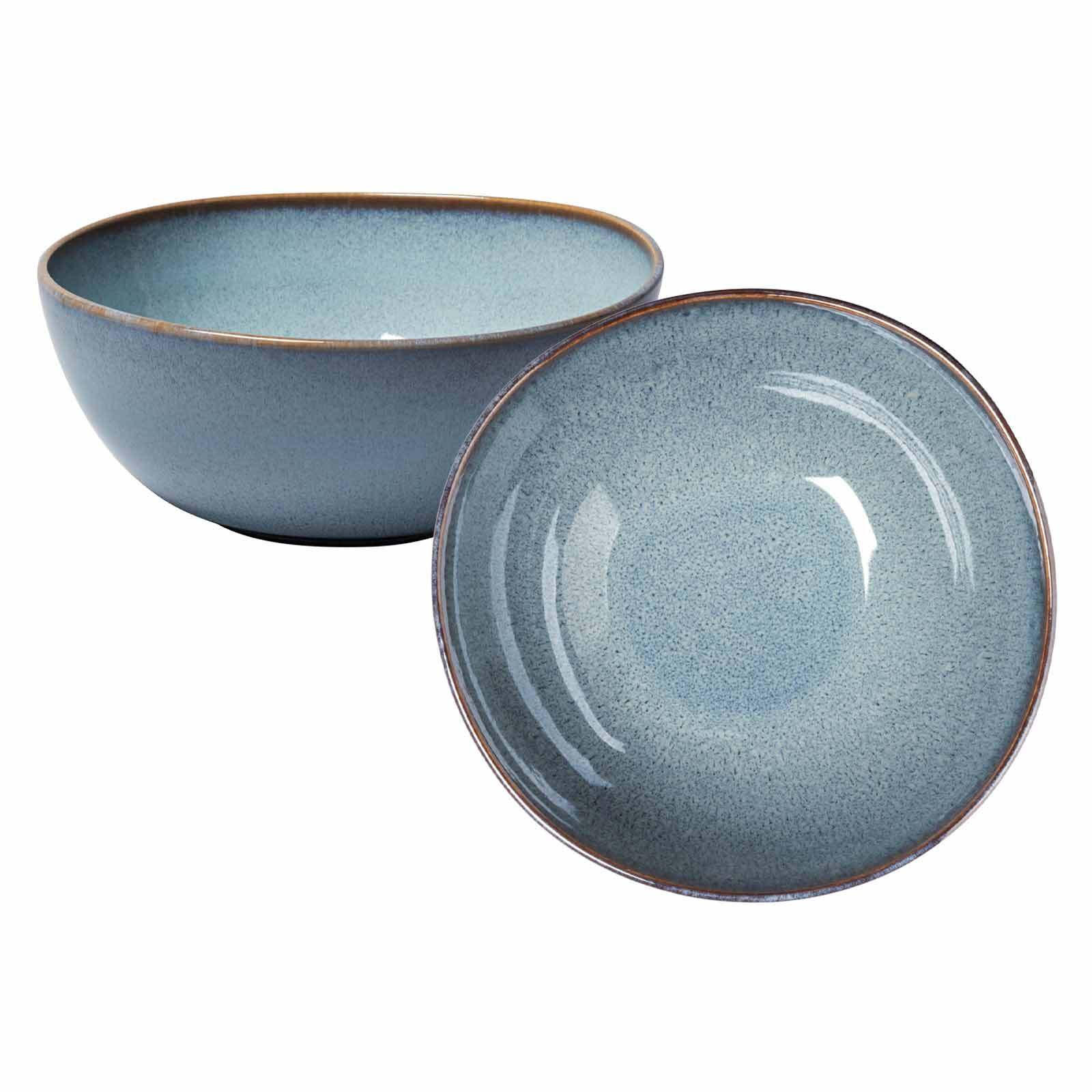 SERVIERSCHÜSSELN Lave Glacé ø 28,4 cm 2er Set - Türkis, Keramik (25.4cm) - like.Villeroy & Boch