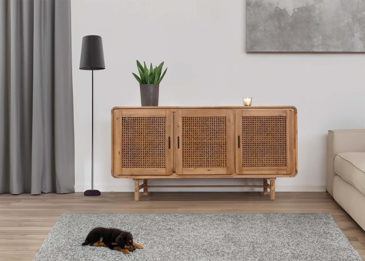 SIDEBOARD Braun - Braun, Holz (160/82/45cm) - MCW
