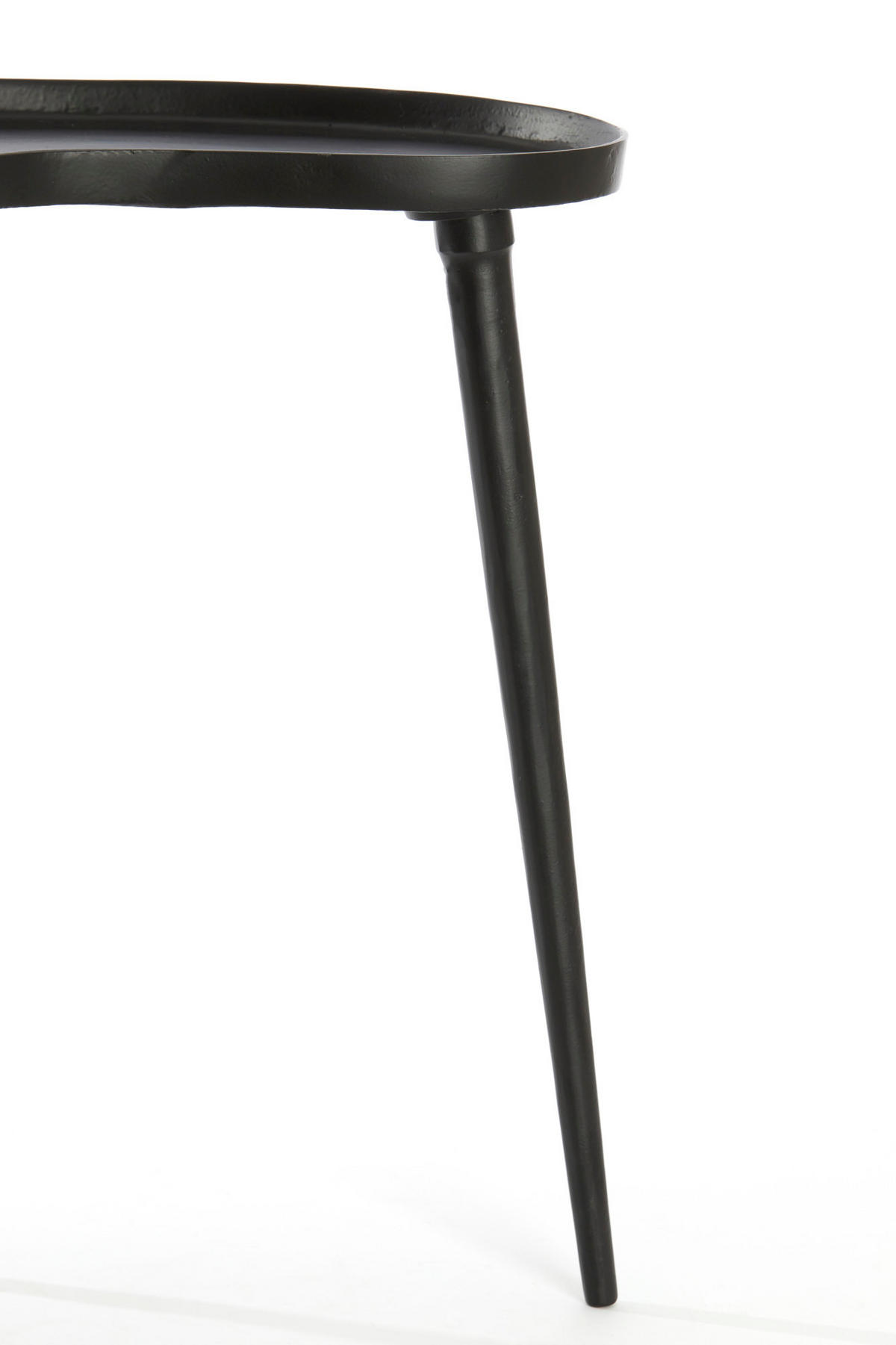 BEISTELLTISCH Lienz Schwarz 53/30/48 cm - Schwarz, Metall (53/30/48cm) - Light & Living