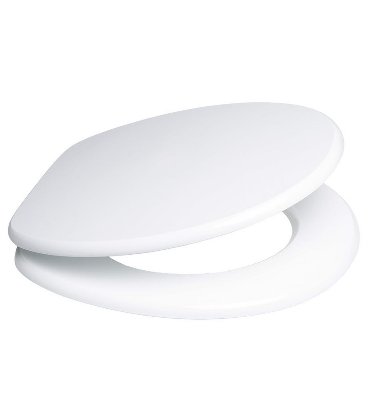 WC-SITZ Weiß - Weiß, Holzwerkstoff (38/6/47cm) - Sanilo